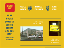 Tablet Screenshot of nickelcitybar.com